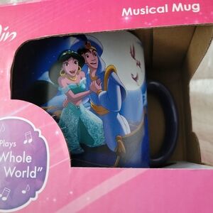 Disney Aladdin and Jasmine Musical Mug